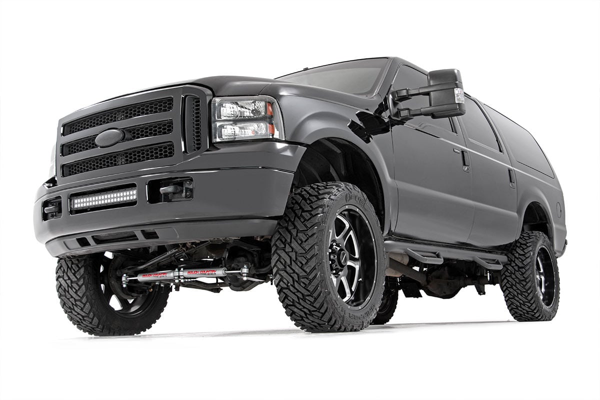 Ford Excursion Suspension Lift Kit - Front + Rear - Rough Country - 3 Inch Lift - '00-'05
